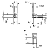 Bride de fixation pour capteurs magnétiques BMF 303