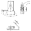 Bride de fixation pour capteurs magnétiques BMF 305