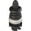 Joystick h=55mm, H/D/B/G à impulsions, avec verrouillage (chromé)