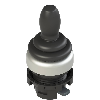 Joystick h=45mm, H/D/B/G à impulsions, sans verrouillage (chromé)