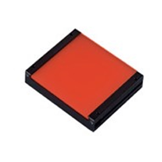 Backlight plat surface active 51x51mm, rouge haute luminescence 24Vdc-Lire la description