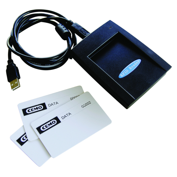 Logiciel avec lecteur de cartes et 3 cartes data, pour compteur digital avec contrôle d'accès-Lire la description