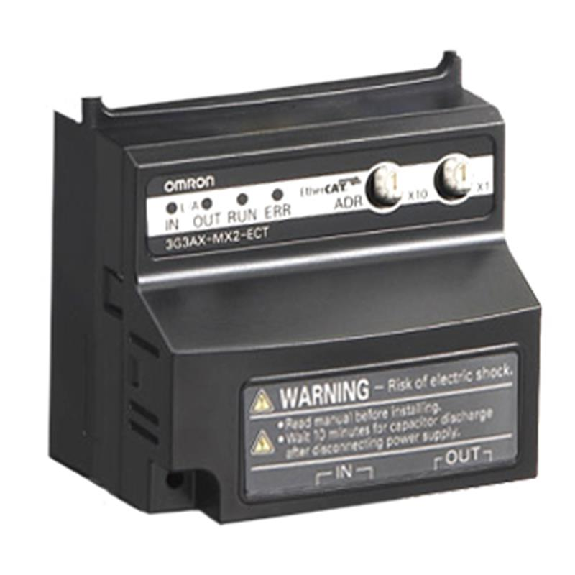 Carte de communication EtherCAT (option) pour MX2-Lire la description