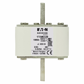 FUSE 1800A 600V 3/80 AR UR-Lire la description