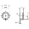 Capuchon de protection pour M18x1, Ø 21,50 /Ø 18,00mm x 9,30mm, POM