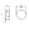 Capuchon de protection pour capteurs M30, POM, Ø 37 x 15 mm