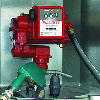 Pompe industrielle 12 V avec compteur et flexible 4 m