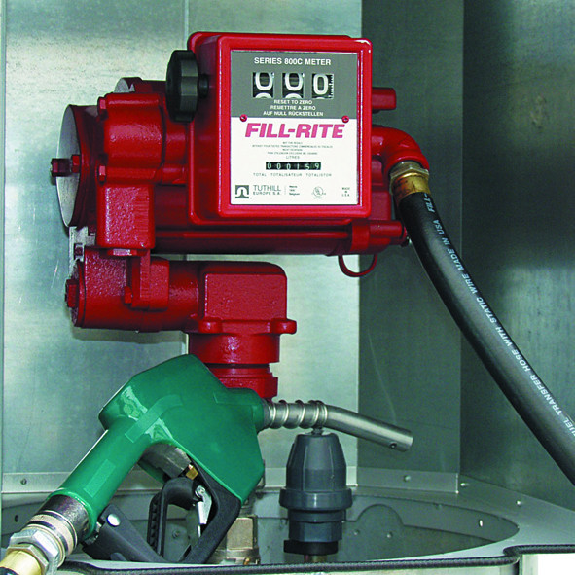 Pompa industriale 12 V con contatore e tubo flessibile da 4 m-Leggi tutto