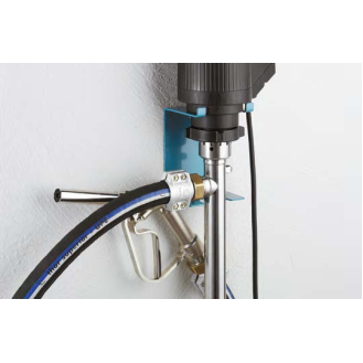 Pompe chimique  ATEX pour fût, canne d'aspiration et pistolet son flexible-Lire la description
