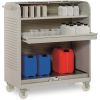 Etagère de rétention fixe avec paillasse pour Servante fluides d'atelier
