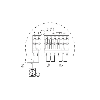 Détecteur vibrant de niveau, sonde 220mm, DPDT, G1/2 A PN 25, M20-Lire la description