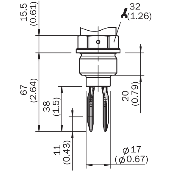 Détecteur vibrant de niveau pour liquides LFV200 Détecteur vibrant de niveau pour liquides LFV200-Lire la description