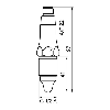 Capt. niveau Std, PNP, G 1/2 A ISO 228-1 (inversé), AISI 304, M12A 4P
