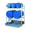 Rayonnage métallique 800 pour 3 fûts  60 litres ou 2 fûts  220 litres