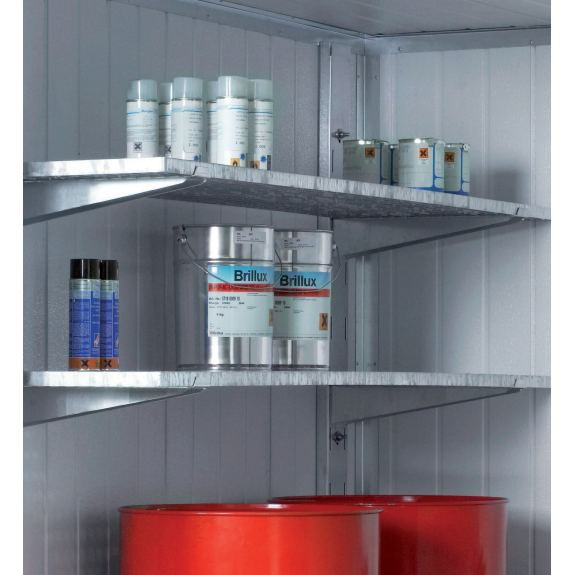 Rayonnages 175x50 4 niveaux pour Bungalow PLP-Lire la description