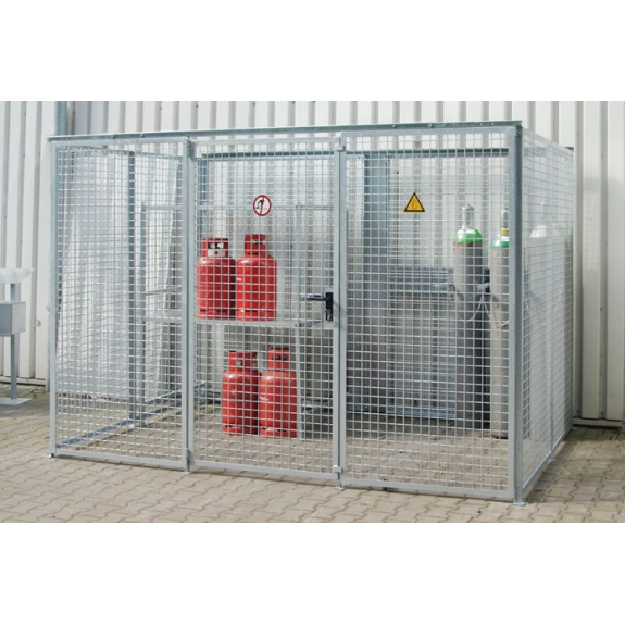 Etagère galvanisée pour bouteilles de gaz-Lire la description