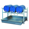 Rayonnage métallique 800 pour 3 fûts  60 litres