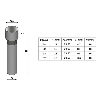 Pointeur LED 3W rouge, F=32mm, marquage Ligne (LN1)