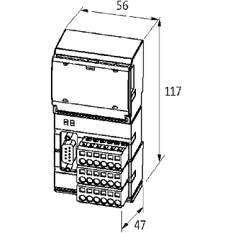 Cube20 Tête de station DI8 - (BN-P) PROFIBUS-DP-Lire la description