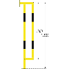 Arceau de protection de gaines (H x L x P) 1.500 x 350 x 300 mm