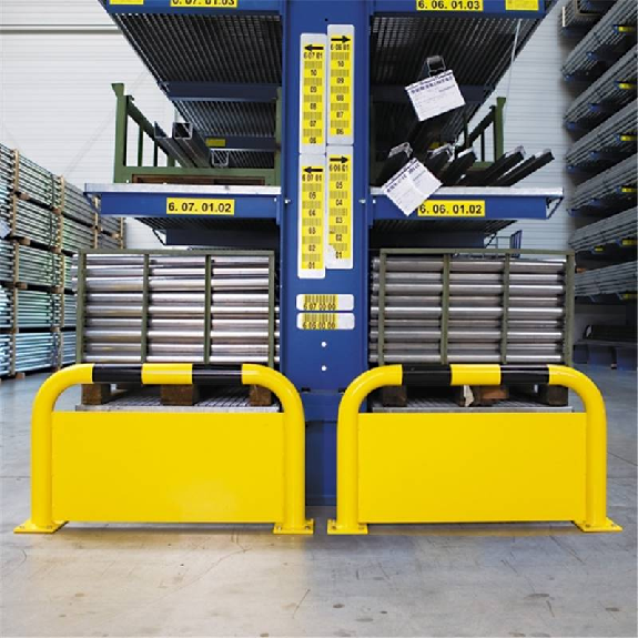 Arceau de protection 600x750 (HxL) anti-encastrement ht 400mm, j/n-Lire la description