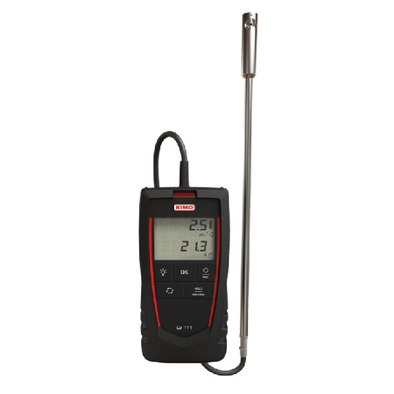 Thermo-Anémomètre à hélice avec sonde déportée-Lire la description