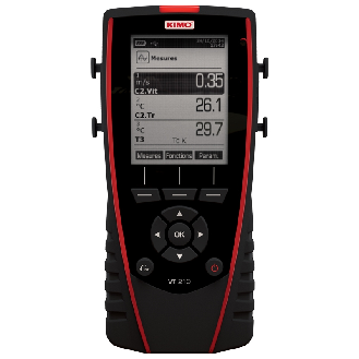 Thermo-Anénomètre portable multi-sondes-Lire la description