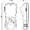 Thermo-Anémomètre fil chaud 300 mm (0,15...30 m/s, 0...50°C)