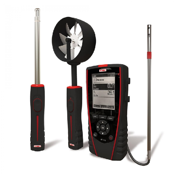 Thermo-Anémomètre hélice 14 mm (0,8...25 m/s, -20...80°C) Thermo-Anémomètre hélice 14 mm (0,8...25 m/s, -20...80°C)-Lire la description