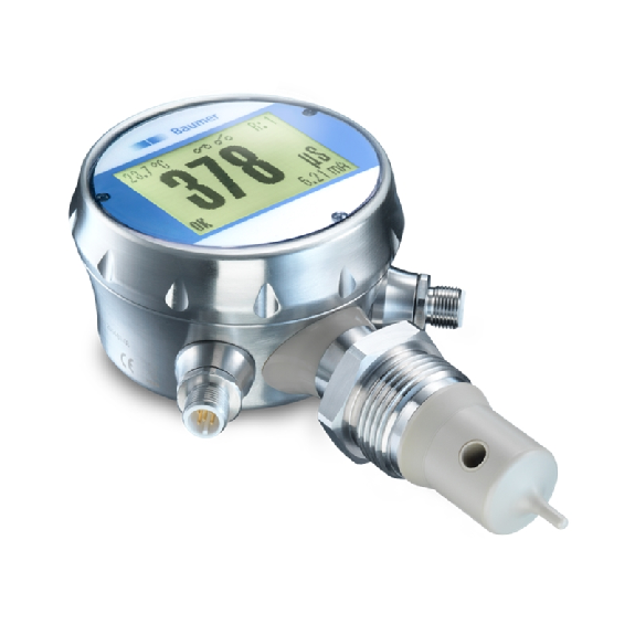 Conductivimètre 4-20mA (x2) IO-Link, G 1 A hygiénique, PEEK, 83mm Conductivimètre 4-20mA (x2) IO-Link, G 1 A hygiénique, PEEK, 83mm-Lire la description
