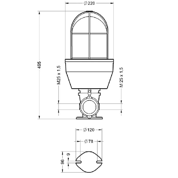 ROTALLARM ORANGE V240AC EXD-Lire la description