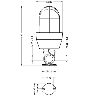 ROTALLARM ORANGE V240AC EXD-Lire la description