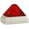 Feu flash 15J pyramidal 230Vac Rouge IP66