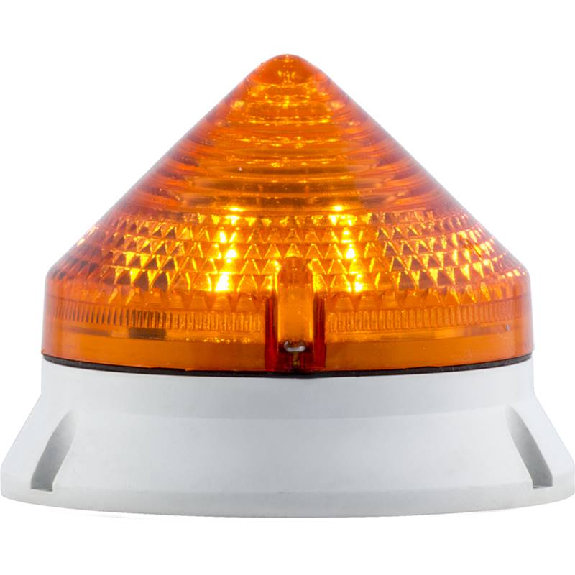 Feu CTL900 LED ORANGE V12/24DAC IP54 Ø99mm GRIS-Lire la description