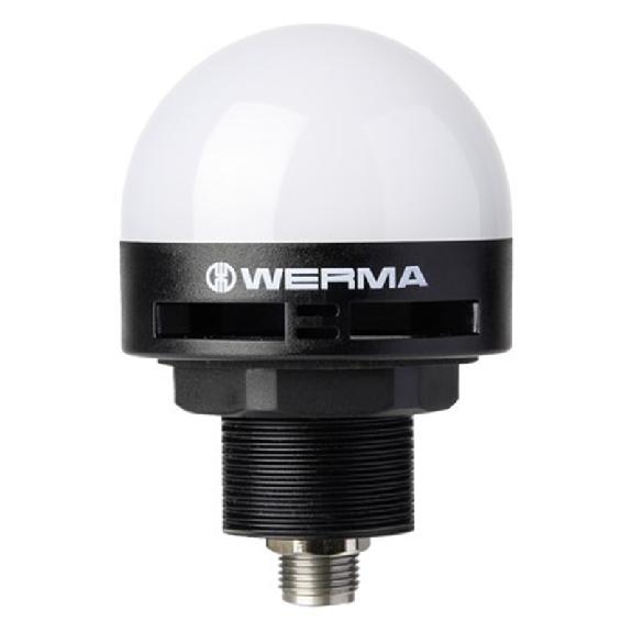 Feu 7 couleurs + Ronfleur 85db 10-30Vdc RGB M12 5P-Lire la description