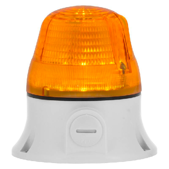 Feu MICROLAMP XENON ORANGE V12/24DAC IP54 Ø77mm GRIS Feu MICROLAMP XENON ORANGE V12/24DAC IP54 Ø77mm GRIS-Lire la description