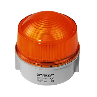 Feu permanent 12-240V ORANGE IP65 Ø150mm-Lire la description
