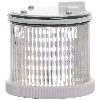 Feu TWS LED TRANSPARENT S CO V24DAC IP66 Ø75mm GRIS