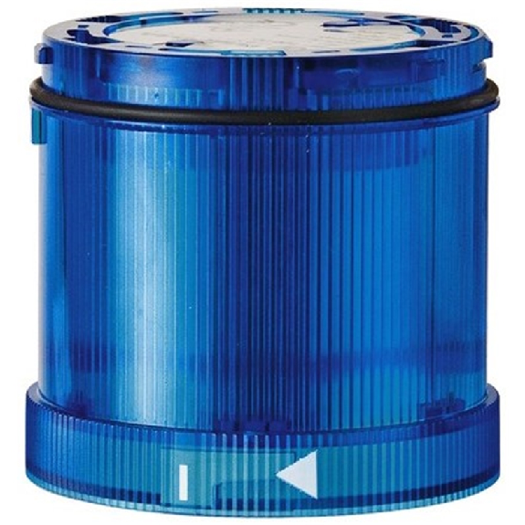 Élément feu clignotant DEL 24VAC/DC BLEU IP65 Ø70mm BLEU-Lire la description