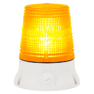 Feu MAXIFLASH LED SLR ORANGE S V90/240AC IP54 Ø130mm GRIS-Lire la description