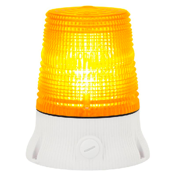Feu MAXIFLASH LED SLR ORANGE S V90/240AC IP54 Ø130mm GRIS-Lire la description