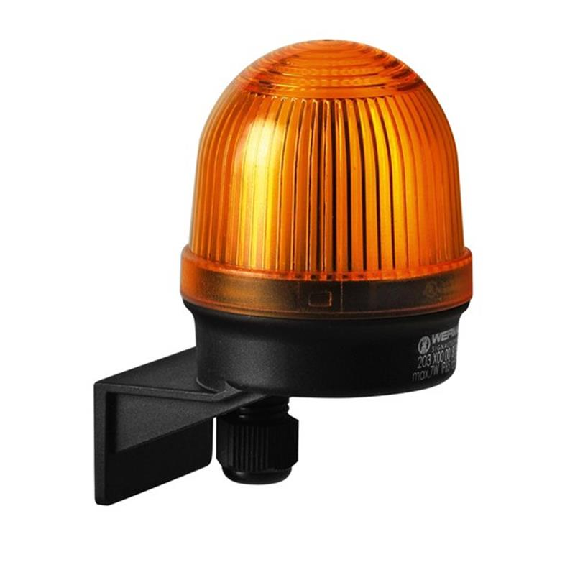 Feu permanent WM 12-240V ORANGE Ø57mm IP65 NOIR-Lire la description