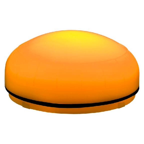 Feu à leds XLF S PROXIMITY ORANGE allCLEAR IP65 Ø92mm-Leggi tutto