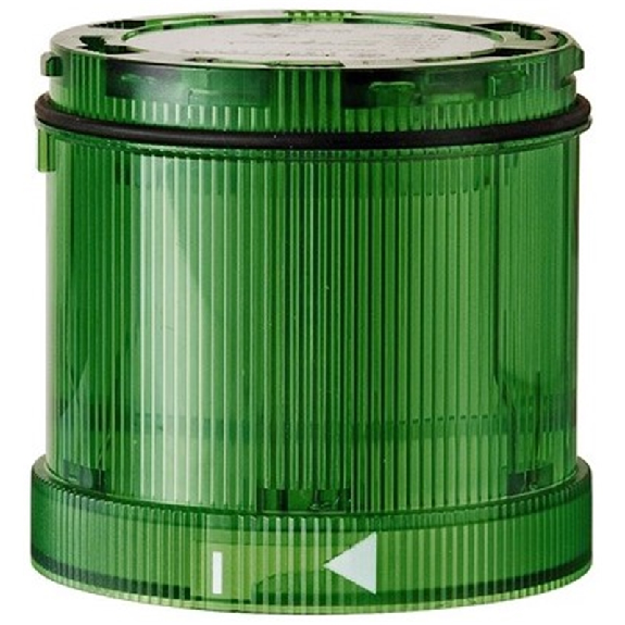 Élément feu permanent DEL 230VAC VERT IP65 Ø70mm VERT-Lire la description