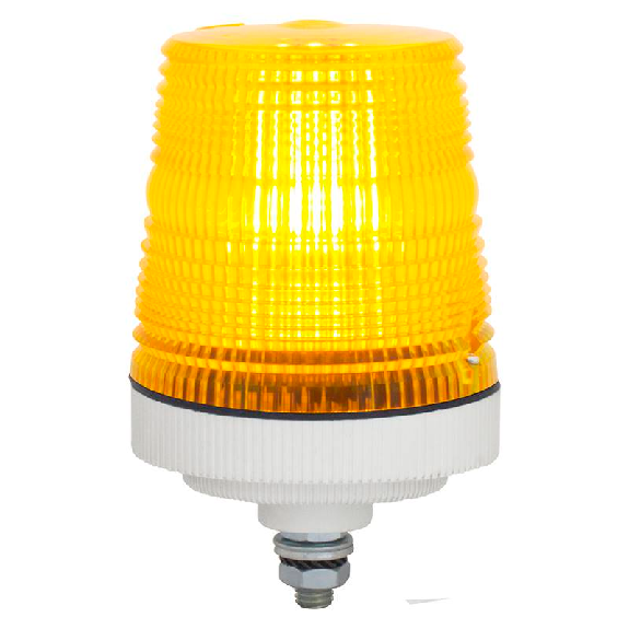 Feu MAXIFLASH FIXE/FLASH ORANGE P V24/240AC IP54 Ø130mm GRIS-Lire la description