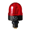 Feu permanent DEL EM 230VAC ROUGE IP65 Ø58mm NOIR