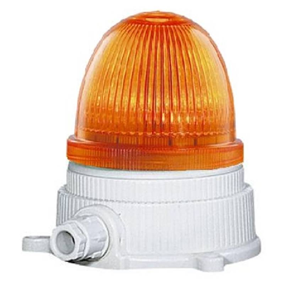 Feu OVOLUX FLASH ORANGE M V12/48DC IP65 GRIS-Lire la description