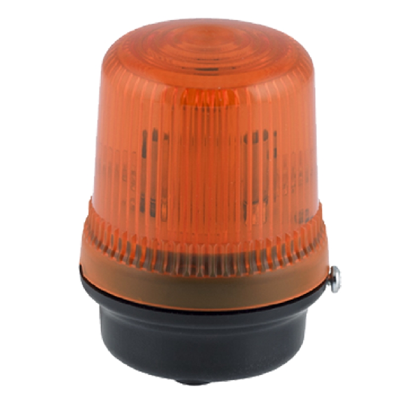 Feu LED fond plat 230Vac Bleu 80xø60mm IP65-Lire la description