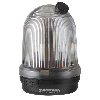 Feu à éclats BM 230VAC TRANSPARENT IP65 Ø98mm NOIR