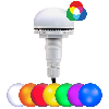 Feu à LED multicolore P50 RGB V12/24DAC IP66 Ø50mm / M12x1.5